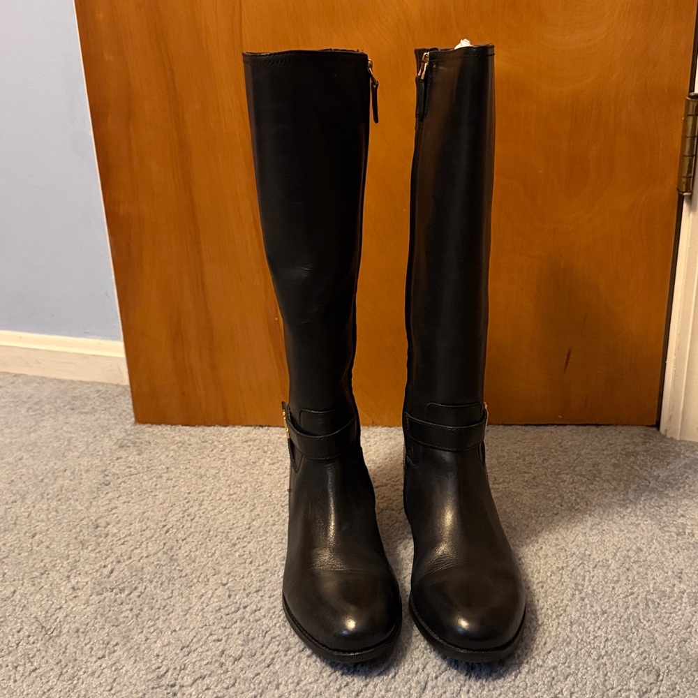 Ralph Lauren Women's Brittaney Leather Riding Boots - Picture 4 of 13